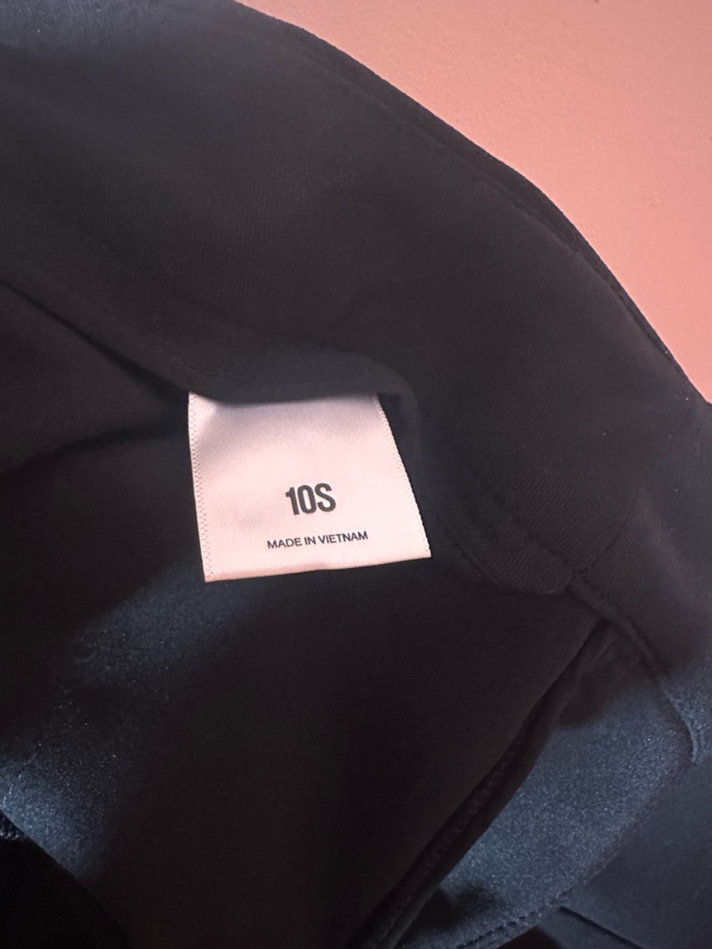 Express Black Boot Cut Dress Pants Short - Picture 3 of 5